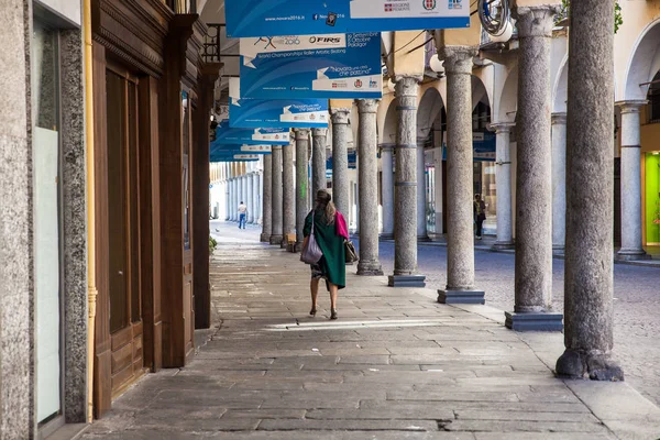 Arcada típica en Novara —  Fotos de Stock