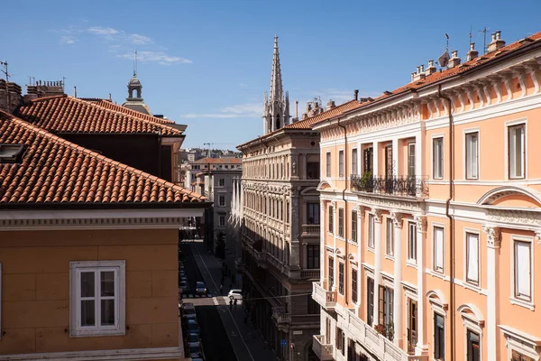 Vista do telhado de Trieste — Fotografia de Stock