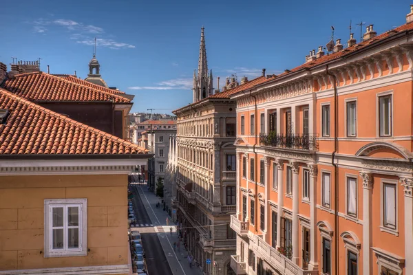 Vista del techo de Trieste — Foto de Stock
