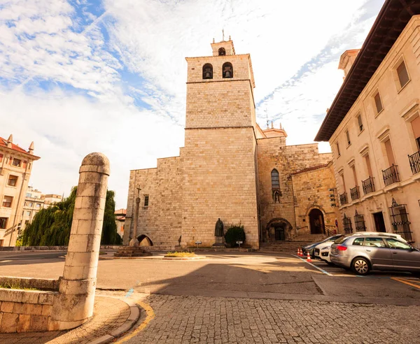 Вид на собор міста Сантадер — стокове фото