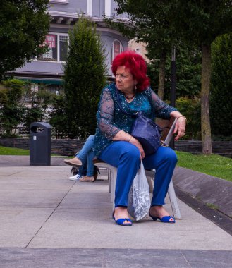 Zarif kadın Kızıl saçlı