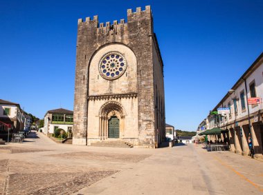 The Church San Nicolas de Portomarin clipart
