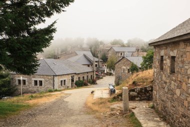 Cebreiro, İspanya'nın tipik evlerin görünümü
