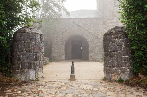 Santa Maria Kilisesi, Cebreiro — Stok fotoğraf