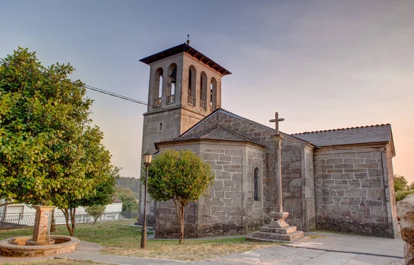 Iglesia de San Tirso, Palas de Rey — Foto de Stock