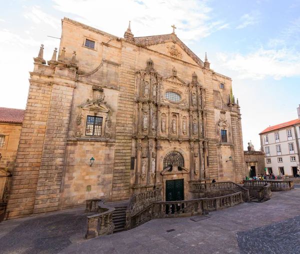 Die kirche des heiligen Martin Pinario in santiago de compostela — Stockfoto