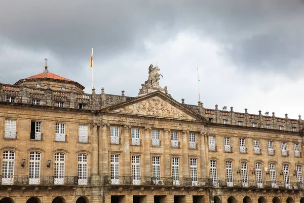 Raxoi Palace in Santiago de Compostela, Spain — Stockfoto