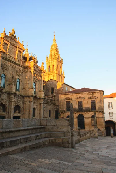 Nézd a Santiago de Compostela, Spanyolország — Stock Fotó