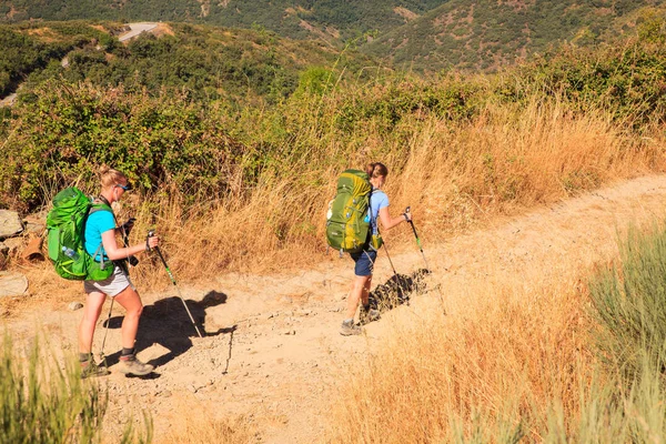 Pilgrimns längs vägen i St. James — Stockfoto