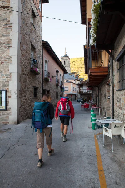 Peregrinos por el camino de Santiago —  Fotos de Stock