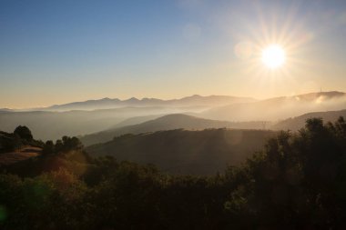 Galiçya manzara görünümünü