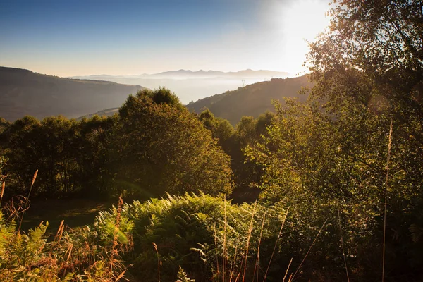 Vista da paisagem da Galiza — Fotografia de Stock