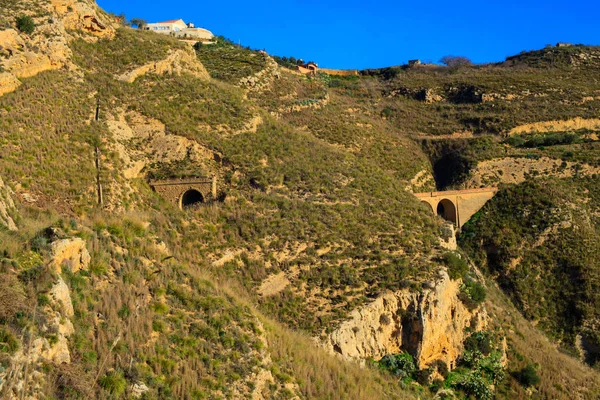 Vieux chemin de fer sicilien — Photo