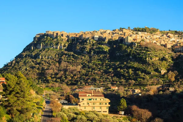 Vista de Assoro — Foto de Stock