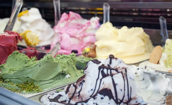 Primer plano de deliciosos helados — Foto de Stock