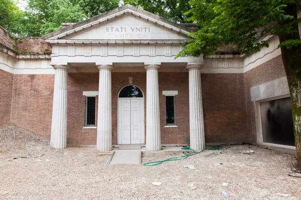 Veduta del padiglione USA alla Biennale di Venezia — Foto Stock