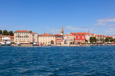 Porec manzarası ve deniz