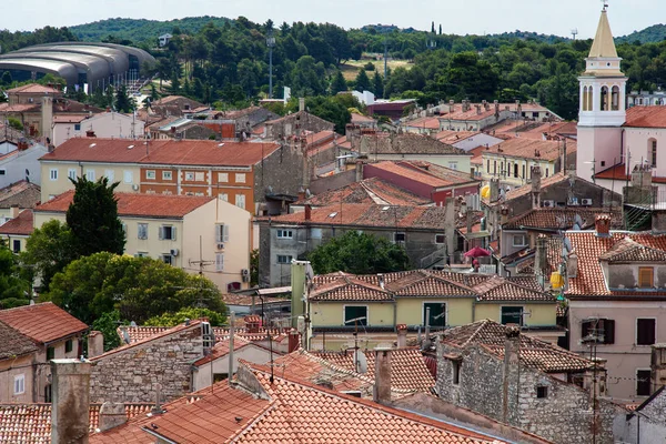 Porec çatılar — Stok fotoğraf