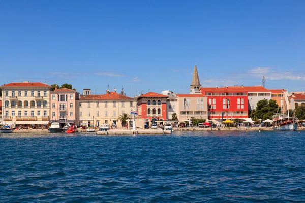 Porec manzarası ve deniz