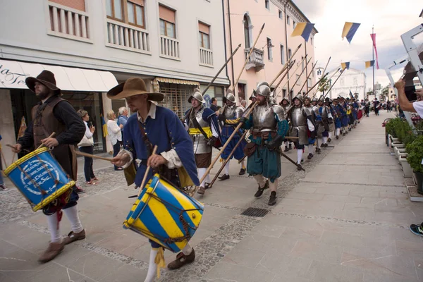 Palmanova historische Reenactment a.d. 1615 — Stockfoto