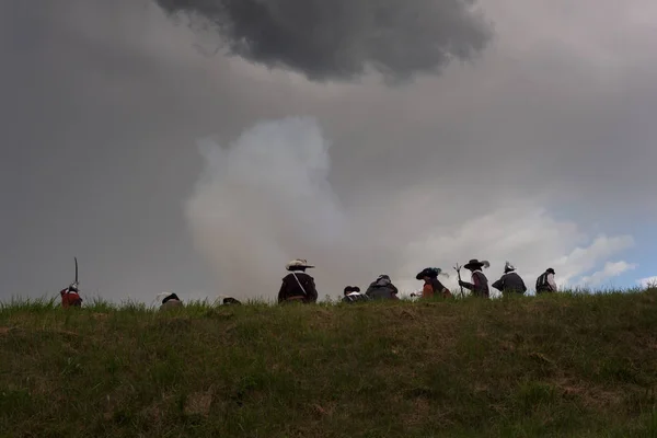 Reconstituição Histórica A.d. 1615 — Fotografia de Stock