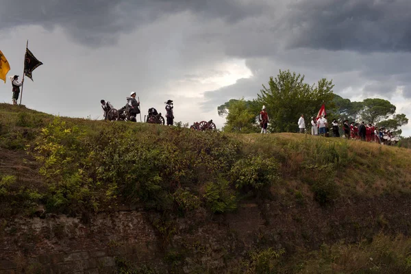 Historisk Reenactment a.d. 1615 — Stockfoto