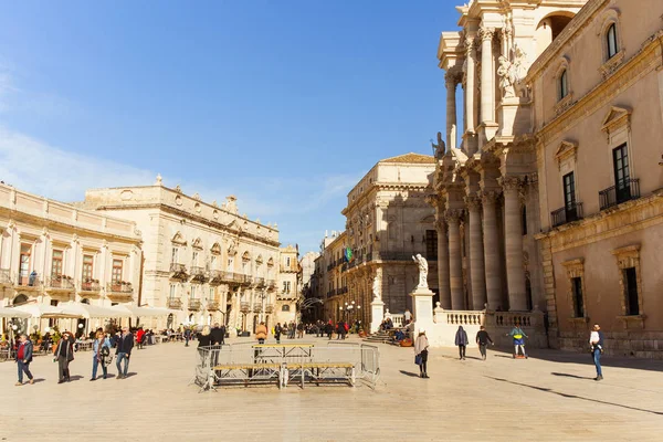 La Catedral de Siracusa — Foto de Stock