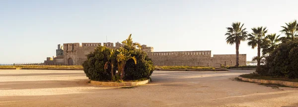 Vista do castelo Maniace, Ortigia — Fotografia de Stock