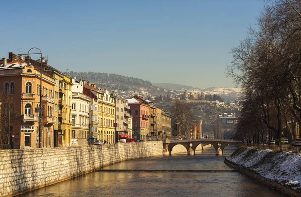 Lateinische Brücke in Sarajevo — Stockfoto