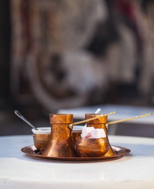 Bosnalı Saraybosna'da kahve