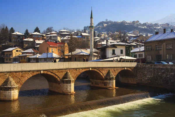 Latijnse brug in Sarajevo — Stockfoto
