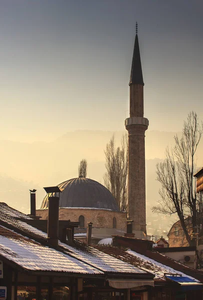 Bascarsijska Dzamija moskee, Sarajevo — Stockfoto