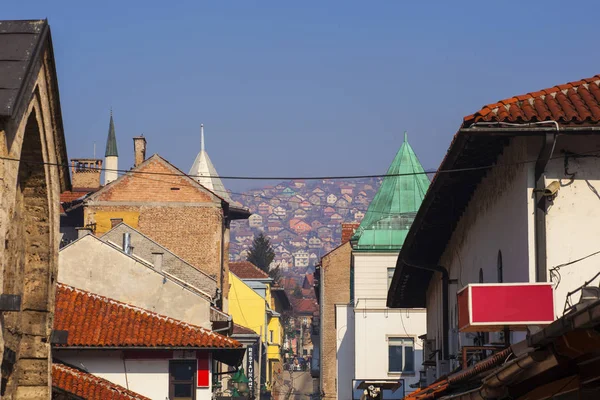 Pohled na Sarajevo — Stock fotografie