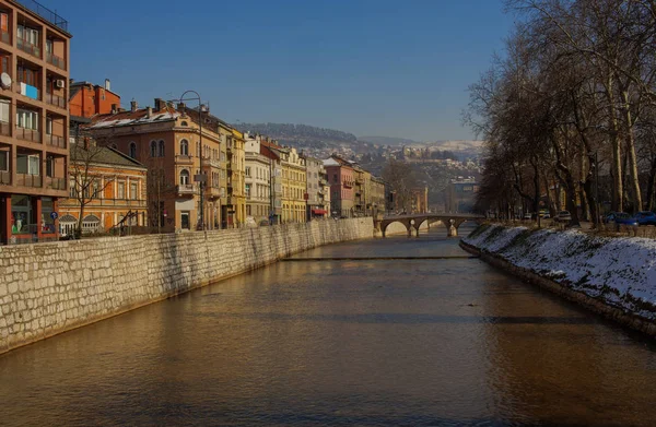 Lateinische Brücke in Sarajevo — Stockfoto