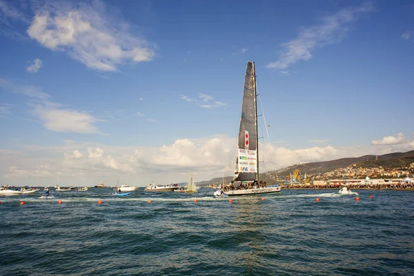 Geist der portopiccolo Boot Sieger der 49 ° barcolana Regatta — Stockfoto