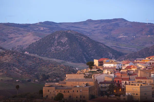 Vue de Leonforte, Sicile — Photo