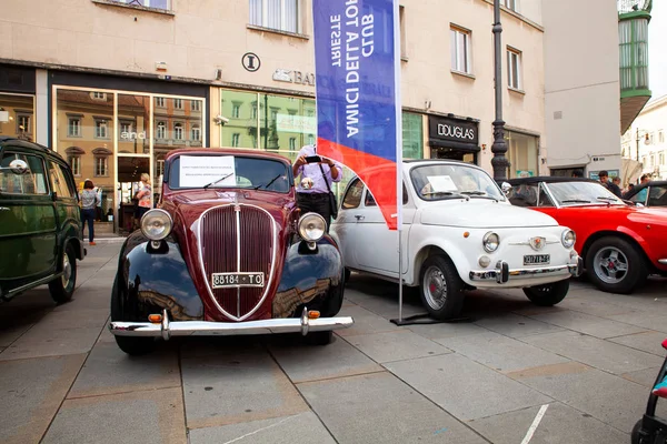 : Fiat Topolino exposé à la fête nationale du Vehic Vintage — Photo