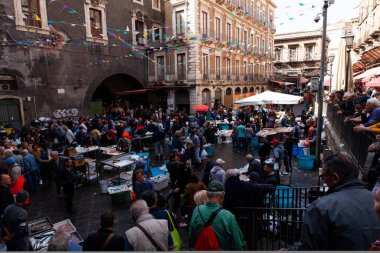 Catania Sokak Balıkları Pazarı