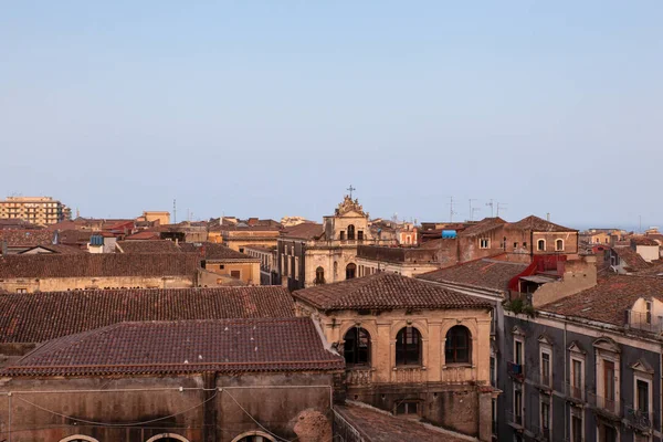 Top view of Catania — стокове фото