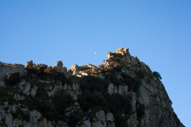 Tipik Sicilya kırsal manzarası