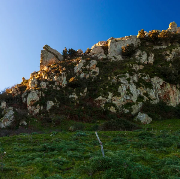 Blick auf die typische sizilianische Landschaft — Stockfoto