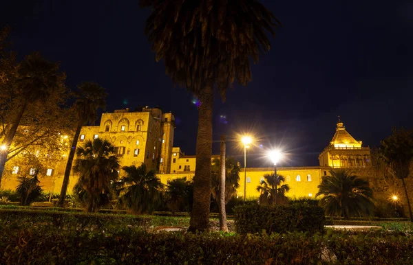 The Norman Palace or Royal Palace of Palermo — Stock Photo, Image