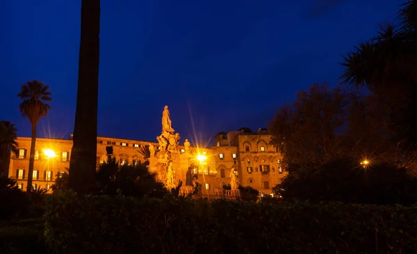 Istana Norman atau Istana Kerajaan Palermo — Stok Foto