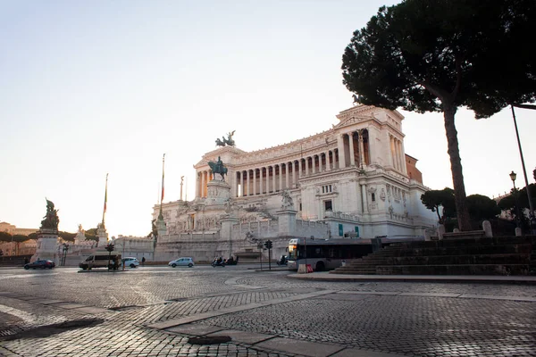 Rome Italy January View Victor Emmanuel National Monument Mole Del — Stock Photo, Image