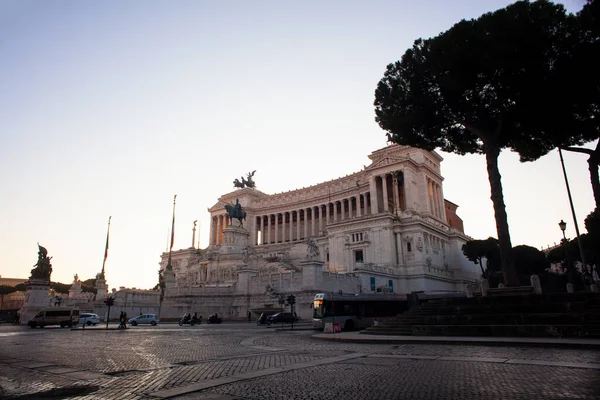 Rome Italy January View Victor Emmanuel National Monument Mole Del — Stock Photo, Image