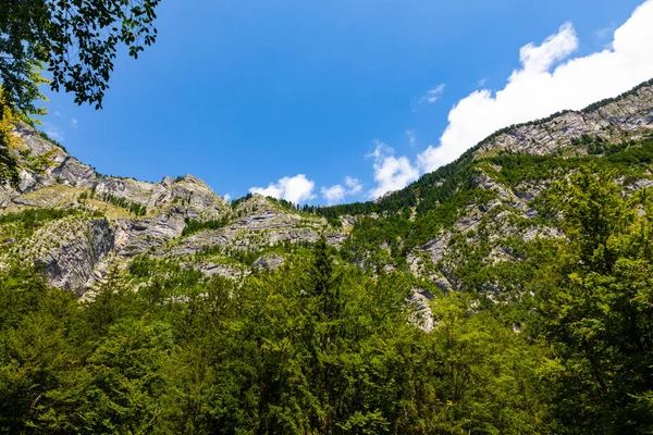 Veduta Della Montagna Dalla Cascata Savica Nel Parco Nazionale Del — Foto Stock