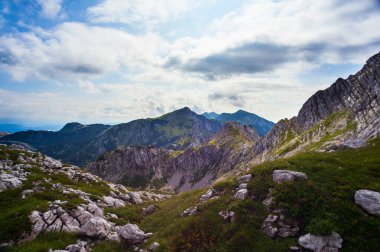 Güney Julian Alpleri 'nin Vogel Dağı' ndan ve Slovenya 'nın Triglav Ulusal Parkı mirasından en iyi manzara