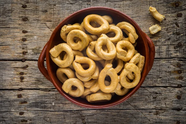 Tradiční taralli občerstvení — Stock fotografie