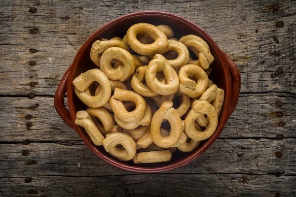 Tradiční taralli občerstvení — Stock fotografie