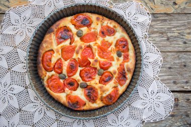 İtalyan focaccia ekmek